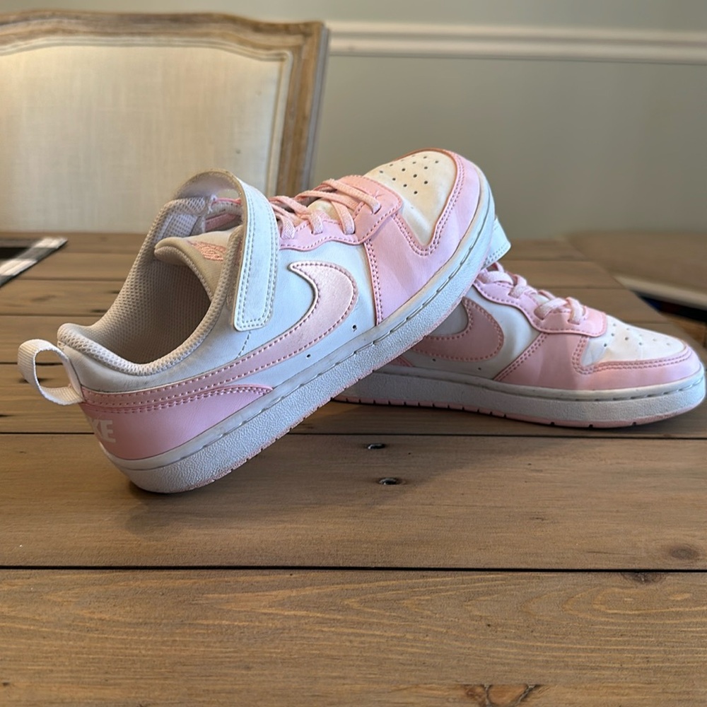 Girls Nike Court Borough Low Sneaker, 2Y